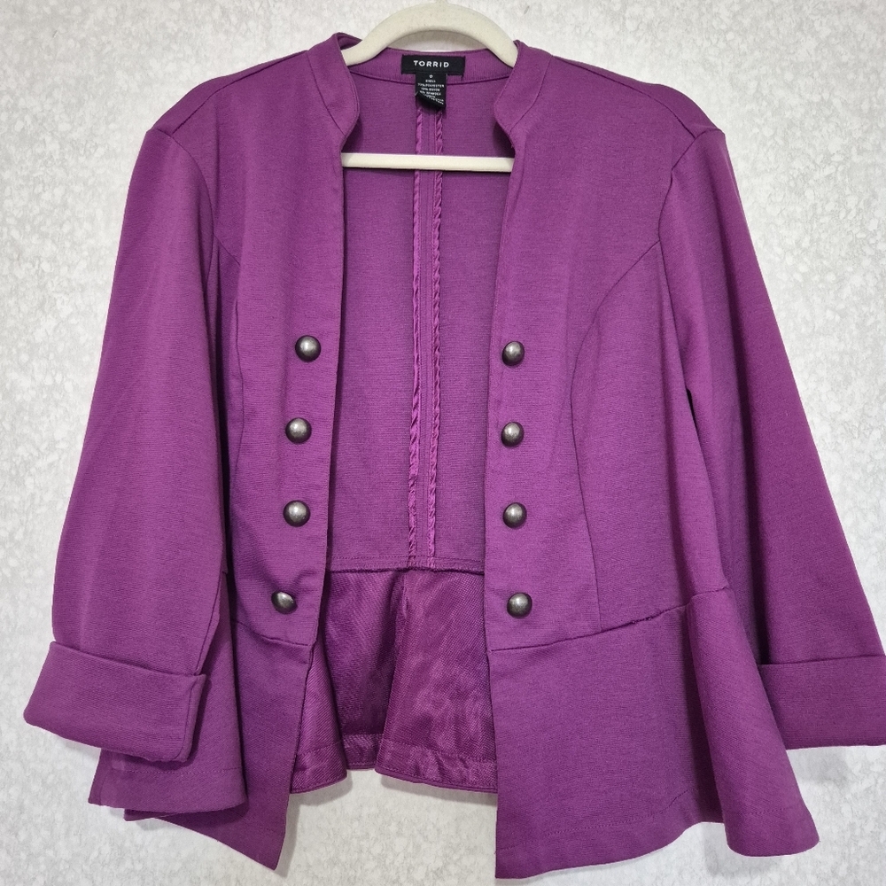 TORRID Women's Purple Jacket..SIZE:0